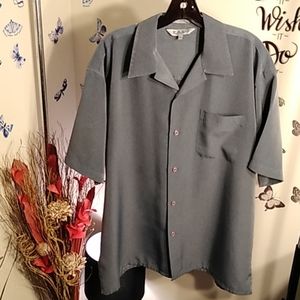 Pavo By Lastrada Long Sleeve Dress Shirt Mens 4XL Black Hidden Buttons Pavo By Lastrada Long Sleeve Dress Shirt Mens 4XL Black Hidden Buttons
